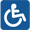 Site accessible to people with reduced mobility 